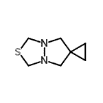 CAS 登录号：157420-50-3， 螺[环丙烷-1,6'-吡唑并[1,2-c][1,3,4]噻二唑]
