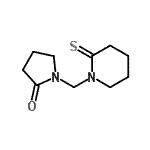 CAS 登录号：157439-25-3， 1-[(2-硫代-1-哌啶基)甲基]-2-吡咯烷酮
