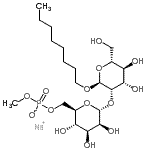 CAS 登录号：157758-70-8， 辛基2-O-[6-O-(甲氧基磷酸基)-alpha-D-甘露糖基]-alpha-D-吡喃甘露糖苷钠