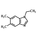 CAS 登录号：15776-98-4， 1-乙基-5,6-二甲基-1H-苯并咪唑
