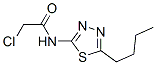 CAS 登录号：15777-44-3， N-(5-丁基-[1,3,4]噻二唑-2-基)-2-氯-乙酰胺