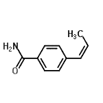 CAS 登录号：157770-55-3， 4-[(1Z)-1-丙烯-1-基]苯甲酰胺