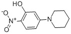 CAS 登录号：157831-75-9， 2-硝基-5-(1-哌啶基)-苯酚