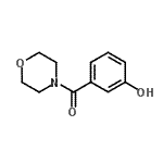 CAS 登录号：15789-05-6， (3-羟基苯基)(4-吗啉基)甲酮