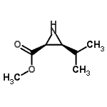 CAS 登录号：158009-42-8， 甲基(2S,3S)-3-异丙基-2-氮丙啶羧酸酯