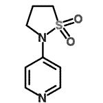 CAS 登录号：158090-60-9， 4-(1,1-二氧代-1,2-噻唑烷-2-基)吡啶