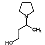 CAS 登录号：158261-95-1， 3-(1-吡咯烷基)-1-丁醇