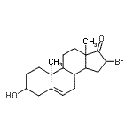CAS 登录号：158342-64-4， 16-溴-3-羟基雄甾-5-烯-17-酮