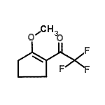CAS 登录号：158432-46-3， 2,2,2-三氟-1-(2-甲氧基-1-环戊烯-1-基)乙酮