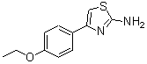 CAS 登录号：15850-29-0， 4-(4-乙氧基苯基)-1,3-噻唑-2-胺