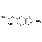 CAS 登录号：15850-81-4， 6-异丙氧基-1,3-苯并噻唑-2-胺