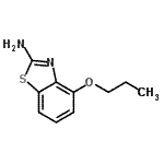 CAS 登录号：15850-82-5， 4-丙氧基-1,3-苯并噻唑-2-胺