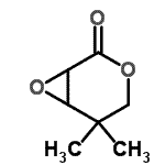 CAS 登录号：158660-90-3， 5,5-二甲基-3,7-二氧杂双环[4.1.0]庚烷-2-酮