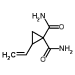 CAS 登录号：158665-21-5， 2-乙烯基-1,1-环丙烷二甲酰胺