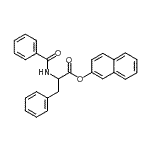 CAS 登录号：15873-25-3， 2-萘基 N-苯甲酰基苯丙氨酸酯