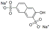 CAS 登录号：15883-57-5， 3-羟基萘-2,7-二磺酸钠盐