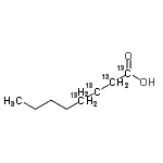 CAS 登录号：159118-65-7， (1,2,3,4-<sup>13</sup>C<sub>4</sub>)辛酸