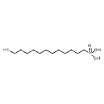 CAS 登录号：159239-33-5， (12-硫基十二烷基)膦酸