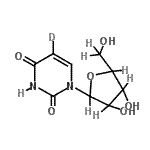 CAS 登录号：159496-16-9， 1-(<sup>13</sup>C<sub>5</sub>)呋喃戊糖基-2,4(1H,3H)-(5-<sup>2</sup>H)嘧啶二酮