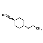 CAS 登录号：159524-85-3， 反式-1-乙炔基-4-丙基环己烷