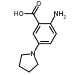 CAS 登录号：159526-21-3， 2-氨基-5-(1-吡咯烷基)苯甲酸