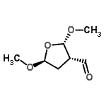 CAS 登录号：159551-32-3， (2S,3S,5S)-2,5-二甲氧基四氢-3-呋喃甲醛