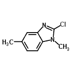 CAS 登录号：15965-60-3， 2-氯-1,5-二甲基-1H-苯并咪唑