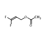 CAS 登录号：1597-40-6， 3,3-二氟-2-丙烯-1-基乙酸酯