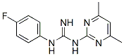 CAS 登录号：16018-65-8， 1-(4,6-二甲基-2-嘧啶基)-3-(4-氟苯基)胍