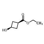 CAS 登录号：160351-97-3， 乙基顺式-3-羟基环丁烷羧酸酯