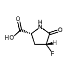 CAS 登录号：160705-72-6， (4R)-4-氟-5-氧代-D-脯氨酸