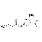 CAS 登录号：160776-20-5， 4-(丁酰基氨基)-1-甲基-1H-吡咯-2-羧酸