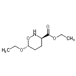 CAS 登录号：161362-40-9， 乙基(3R,6R)-6-乙氧基-1,2-恶嗪烷-3-羧酸酯