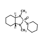 CAS 登录号:161390-52-9, (3aR,7aR)-1,3-二甲基-2-(1-哌啶基)八氢-1H-1,3,2-苯并二氮杂磷杂环戊二烯2-氧化物