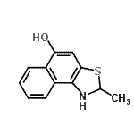 CAS # 161519-39-7, 2-Methyl-1,2-Dihydronaphtho[1,2-d][1,3]Thiazol-5-Ol
