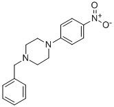 CAS#: 16155-08-1, 1-(4-Nitrophenyl)-4-(Phenylmethyl)-Piperazine