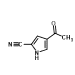 CAS 登录号：16168-91-5， 4-乙酰基-1H-吡咯-2-甲腈