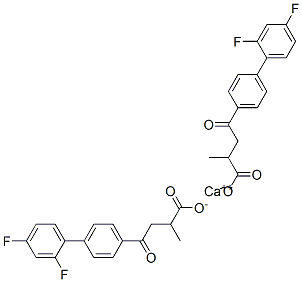 CAS 登录号:161692-92-8, 2',4'-二氟-alpha-甲基-gamma-氧代-(1,1'-联苯)-4-丁酸钙盐(2:1)