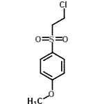 CAS 登录号：16191-81-4， 1-[(2-氯乙基)磺酰基]-4-甲氧基苯