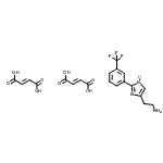 CAS 登录号：162049-83-4， 2-{2-[3-(三氟甲基)苯基]-1H-咪唑-4-基}乙胺(2E)-2-丁烯二酸酯(1:2)