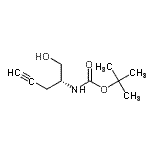 CAS 登录号：162107-49-5， [(2R)-1-羟基-4-戊炔-2-基]氨基甲酸叔丁酯