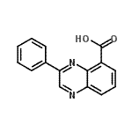 CAS 登录号：162135-93-5， 3-苯基-5-喹喔啉羧酸