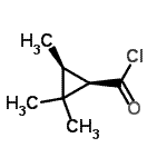 CAS 登录号：162224-57-9， (1R,3S)-2,2,3-三甲基环丙烷羰基氯化物