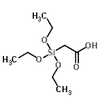CAS 登录号：162781-72-8， (三乙氧基硅烷基)乙酸