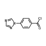 CAS 登录号：162848-17-1， 4-(1H-1,2,4-三唑-1-基)苯甲酰氯
