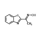 CAS 登录号：1629-79-4， (1E)-1-(1,3-苯并噻唑-2-基)-N-羟基乙烷亚胺