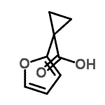 CAS 登录号：162960-09-0， 1-(2-呋喃基)环丙烷羧酸