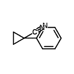 CAS 登录号：162960-28-3， 1-(2-吡啶基)环丙烷甲腈