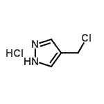 CAS 登录号：163008-98-8， 4-(氯甲基)-1H-吡唑盐酸盐(1:1)