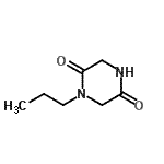 CAS 登录号：16350-43-9， 1-丙基-2,5-哌嗪二酮